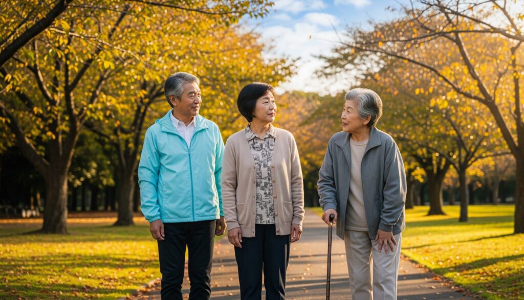 70代・80代の目標歩数との比較