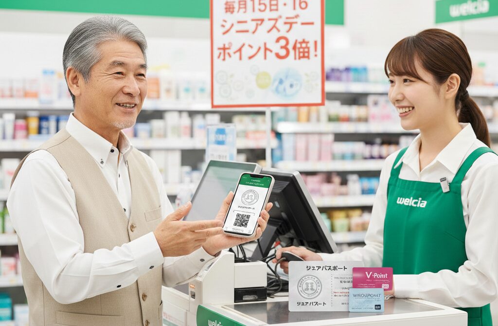 ウエルシアシニアパスポートの入手方法と発行手順