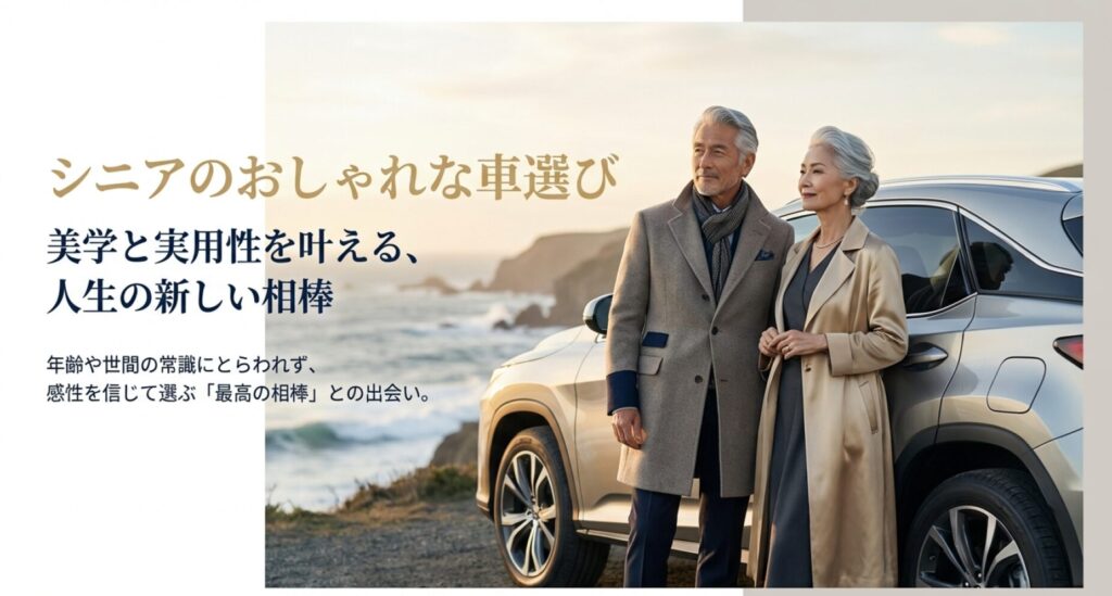 美学と実用性を叶えるシニアの車選びと新しい相棒との出会い