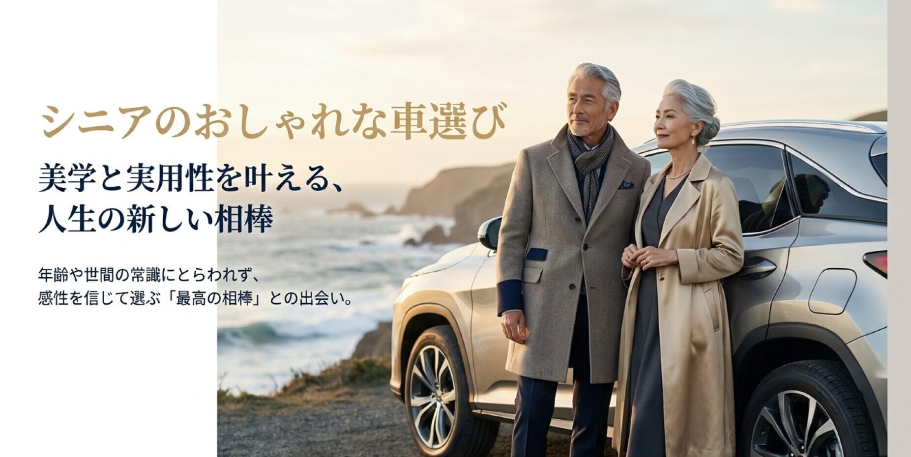 シニアのおしゃれな車選び｜美学と実用性を叶えるおすすめモデル